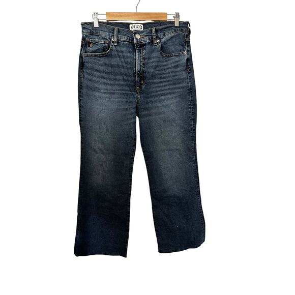 Anthropologie ETICA ANYA HIGH RISE MODERN FLARE in NORTHPORT Size 31 NEW - Picture 3 of 7